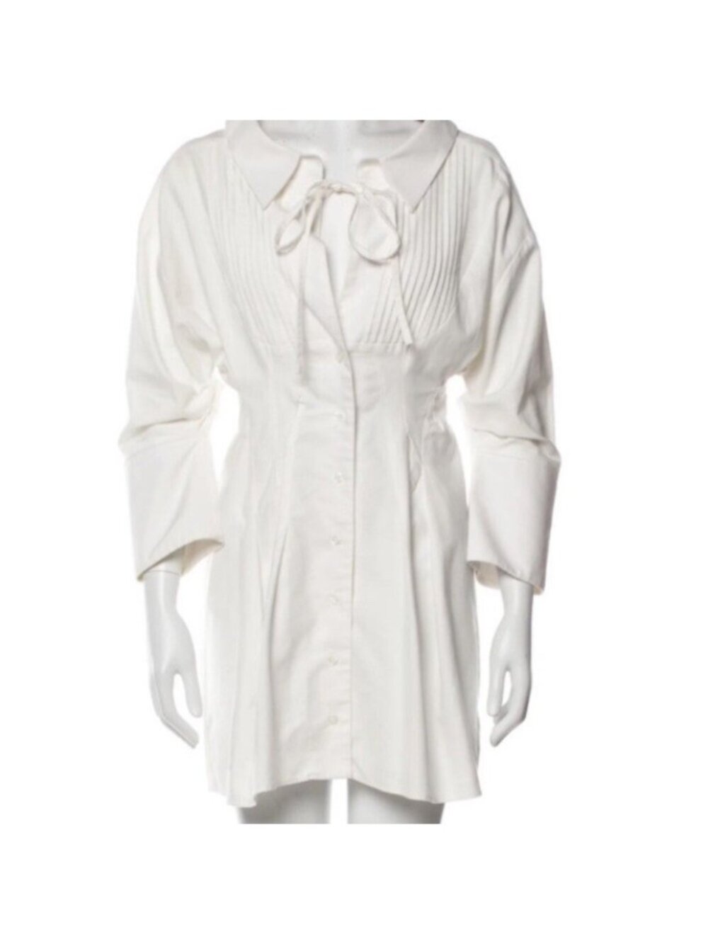 Jacquemus Les Santons de Provence Shirt Dress White